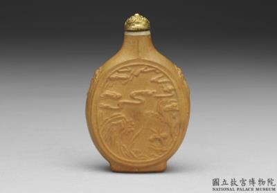 图片[2]-Molded gourd snuff bottle with auspicious clouds and spirit fungus, 18th century, Qing dynasty-China Archive